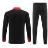 Portugal Sweat d'Entraînement Quart-Zip Noire 2024-25